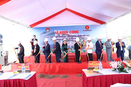 Hà Tĩnh khởi công Công trình khu chăm sóc, nuôi dưỡng người cao tuổi và đối tượng bảo trợ xã hội