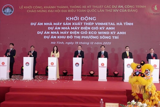 Hà Tĩnh khởi công, khởi động 6 dự án chào mừng Đại hội XIV của Đảng
