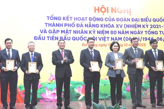 Phó Chủ tịch Quốc hội Nguyễn Đức Hải dự Hội nghị tổng kết của Đoàn đại biểu Quốc hội thành phố Đà Nẵng