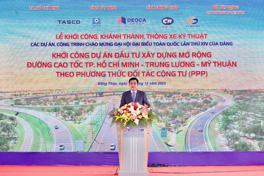 Khởi công mở rộng cao tốc TP. Hồ Chí Minh - Trung Lương - Mỹ Thuận