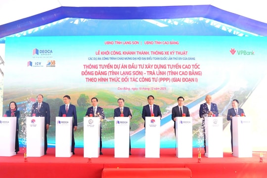 Thông tuyến cao tốc Đồng Đăng - Trà Lĩnh: Minh chứng sống động dự án “hợp ý Đảng lòng dân”