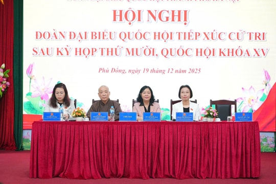 Giải quyết thấu đáo các kiến nghị của cử tri