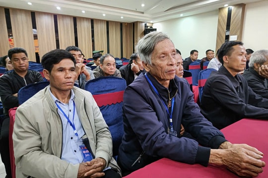 Già làng, trưởng bản, người có uy tín cùng bộ đội bảo vệ vững chắc biên giới Quảng Trị