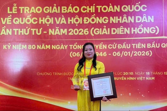 Giải Diên Hồng - sự ghi nhận xứng đáng đối với lao động báo chí nghị trường