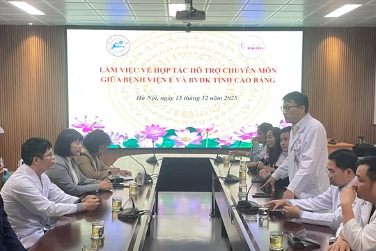 Bệnh Viện E: Sẵn sàng hỗ trợ, đào tạo chuyên môn, chuyển giao kỹ thuật cho tuyến dưới