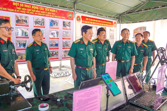 Quân khu 9 đẩy mạnh ứng dụng AI, góp phần nâng cao chất lượng thực hiện nhiệm vụ quân sự, quốc phòng
