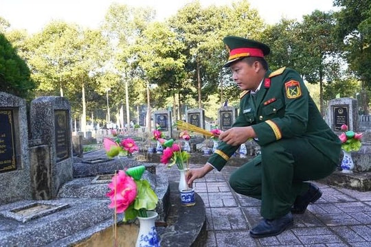 Tây Ninh: Truy điệu, an táng 183 hài cốt liệt sĩ hy sinh tại Campuchia