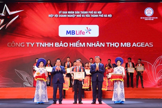 MB Life vinh dự nhận Bằng khen của Ủy ban nhân dân Thành phố Hà Nội