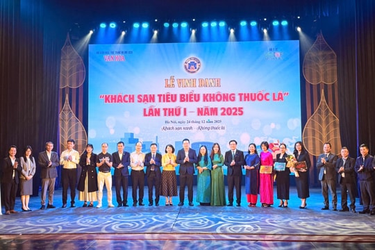 Vinh danh 44 “Khách sạn tiêu biểu không thuốc lá”