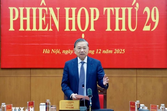 Tổng Bí thư Tô Lâm chủ trì Phiên họp thứ 29 của Ban Chỉ đạo Trung ương về Phòng, chống tham nhũng, lãng phí, tiêu cực