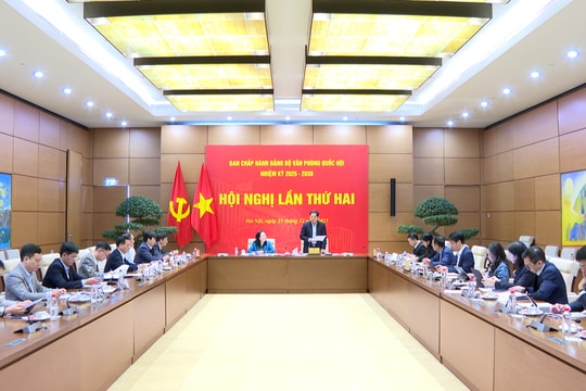 Hội nghị lần thứ Hai, Ban Chấp hành Đảng bộ Văn phòng Quốc hội nhiệm kỳ 2025 - 2030