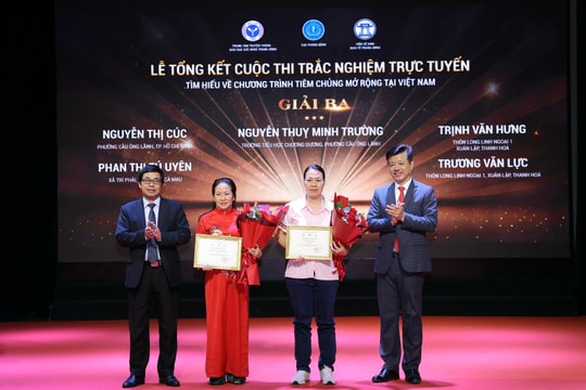 Tổng kết Cuộc thi trắc nghiệm trực tuyến: Tìm hiểu về chương trình tiêm chủng mở rộng tại Việt Nam