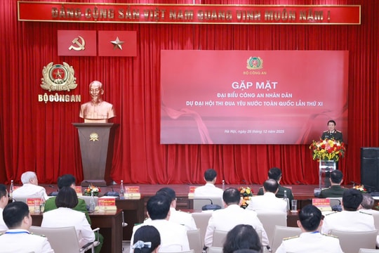 Bộ Công an gặp mặt Đoàn đại biểu Công an nhân dân dự Đại hội Thi đua yêu nước toàn quốc lần thứ XI