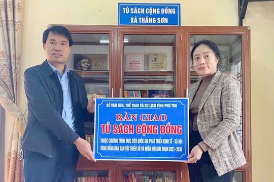 Phú Thọ phát triển tủ sách cộng đồng vùng đồng bào dân tộc thiểu số