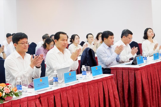 Tổng Thư ký Quốc hội, Chủ nhiệm Văn phòng Quốc hội Lê Quang Mạnh dự Hội nghị tổng kết năm các đơn vị thuộc Cục Quản trị tại phía Nam