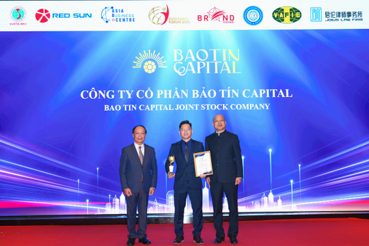 Bảo Tín Capital ghi dấu ấn với hiệu suất đầu tư 46,8%, lọt Top 10 xuất sắc Châu Á - Thái Bình Dương