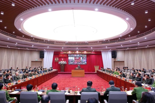 Hội nghị kiểm điểm, đánh giá công tác đảm bảo an ninh, trật tự Đại hội đại biểu toàn quốc lần thứ XIV của Đảng
