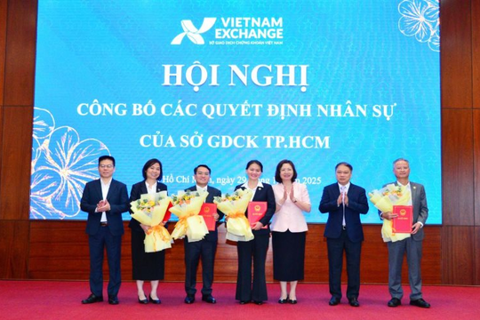 Công bố các quyết định nhân sự của Sở Giao dịch chứng khoán TP. Hồ Chí Minh