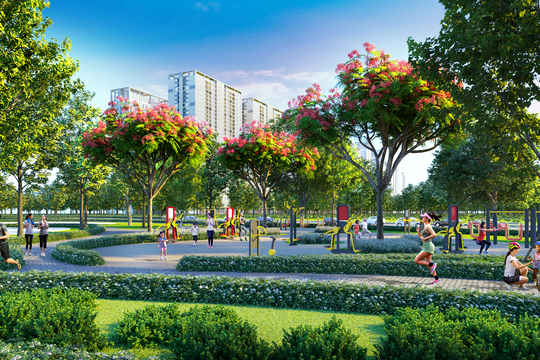 Sống chuẩn “biệt thự trên cao” tại căn hộ Duplex The Wisteria