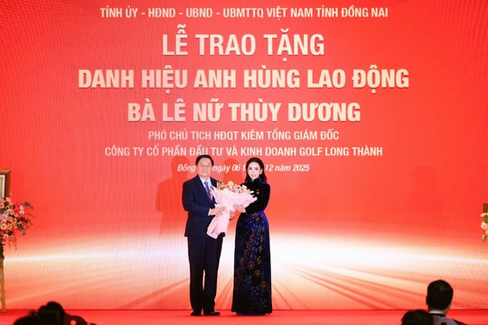 Anh hùng Lao động Lê Nữ Thùy Dương: Hành trình phụng sự, kiến tạo giá trị bền vững