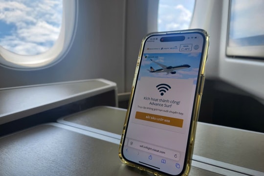 Vietnam Airlines chính thức cung cấp Internet trên máy bay