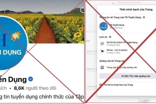 Cảnh báo tình trạng giả mạo tuyển dụng Tập đoàn TH trên mạng xã hội