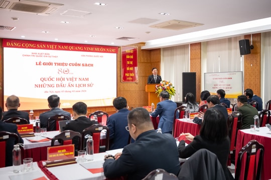 Lễ giới thiệu cuốn sách “80 năm Quốc hội Việt Nam - Những dấu ấn lịch sử”