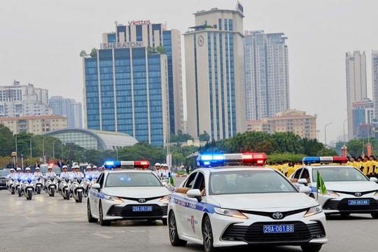 Hà Nội: Triển khai đồng bộ, bảo đảm TTATGT phục vụ diễn tập phương án bảo vệ Đại hội XIV
