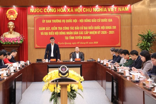 Tuyên Quang triển khai công tác bầu cử đồng bộ, nhiều nội dung vượt tiến độ