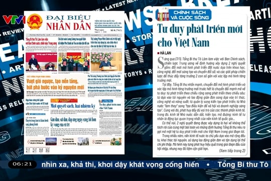 Điểm báo VTV1: Tư duy phát triển mới cho Việt Nam