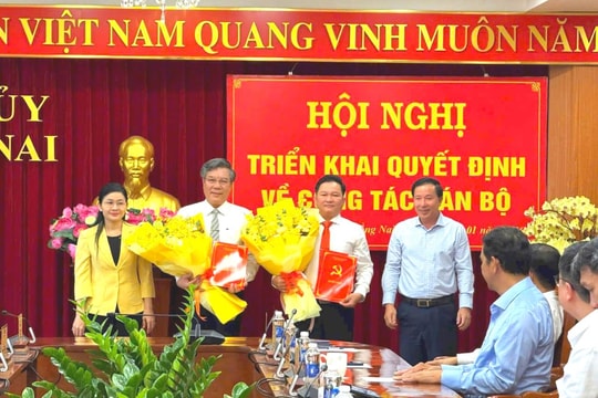 Đồng Nai: Điều động, bổ nhiệm Trưởng Ban Tuyên giáo và Dân vận Tỉnh ủy