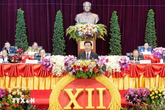 Thư mừng đồng chí Thongloun Sisoulith được bầu lại làm Tổng Bí thư Đảng Nhân dân cách mạng Lào