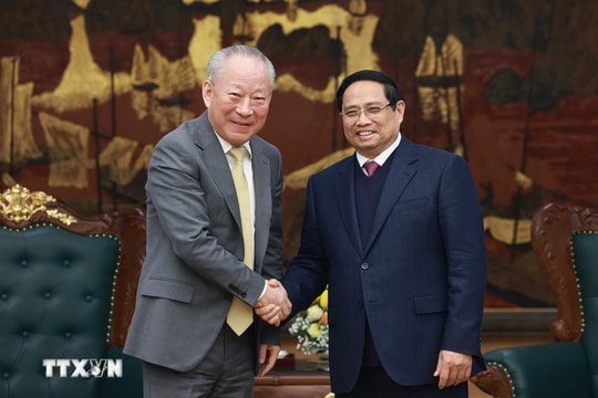 Thủ tướng Phạm Minh Chính tiếp lãnh đạo Tập đoàn xây dựng hạ tầng hàng đầu Trung Quốc