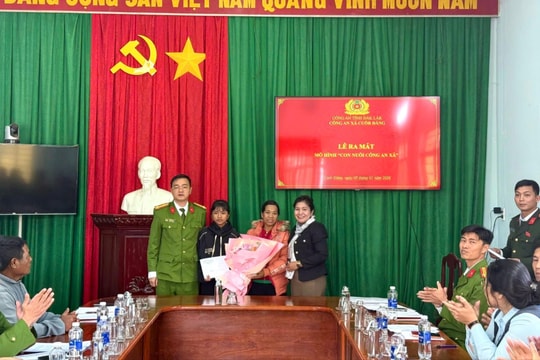 Ra mắt mô hình “Con nuôi Công an xã” tại Cuôr Đăng, Đắk Lắk