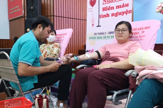 TP. Hồ Chí Minh: Phong trào hiến máu tình nguyện sẽ tiếp nhận khoảng 403.000 đơn vị máu