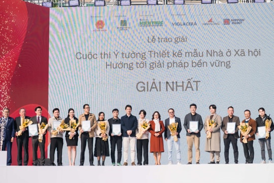 Trao giải Cuộc thi Ý tưởng thiết kế mẫu nhà ở xã hội - Hướng tới giải pháp bền vững