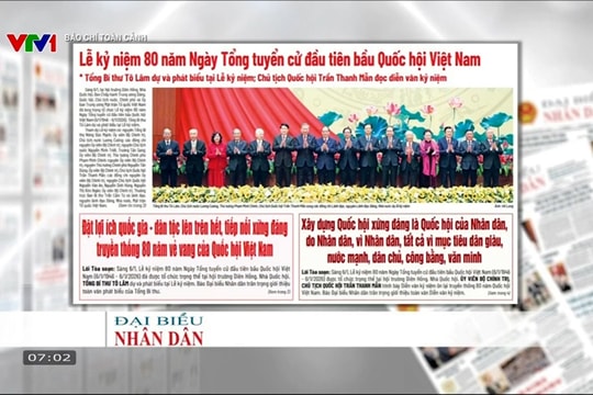 Báo chí toàn cảnh VTV1: Lễ kỷ niệm 80 năm Ngày Tổng tuyển cử đầu tiên bầu Quốc hội Việt Nam