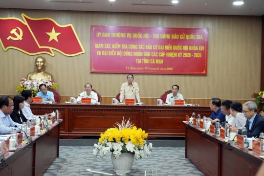 NA Standing Committee inspects election preparations in Ca Mau