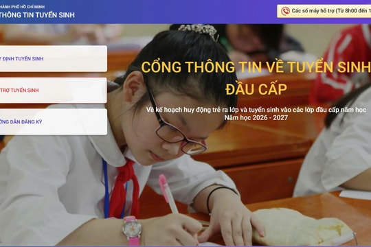 TP. Hồ Chí Minh: Những mốc thời gian tuyển sinh đầu cấp quan trọng
