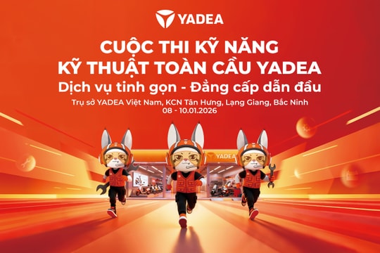 YADEA nâng chuẩn dịch vụ xe điện: Từ tay nghề kỹ sư đến niềm tin khách hàng