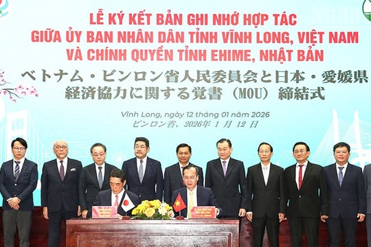 Vinh Long, Japan’s Ehime prefecture enhance ties in sustainable economic development