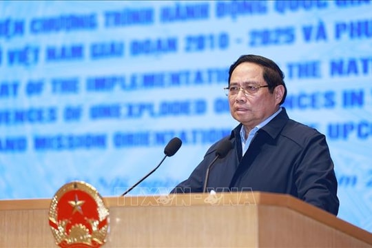 Thủ tướng Phạm Minh Chính: Hoàn thành làm sạch toàn bộ diện tích đất bị ô nhiễm bom mìn vào năm 2045