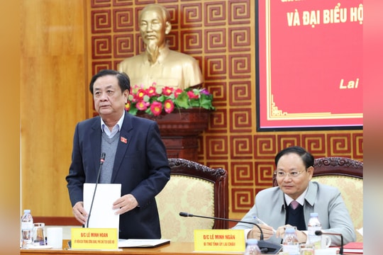 Phó Chủ tịch Quốc hội Lê Minh Hoan giám sát, kiểm tra công tác bầu cử tại Lai Châu