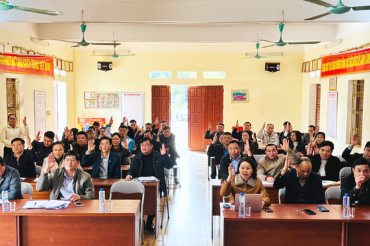 Bắc Ninh: Xã Dương Hưu lấy ý kiến cử tri nơi công tác đối với người ứng cử Đại biểu HĐND các cấp nhiệm kỳ 2026-2031