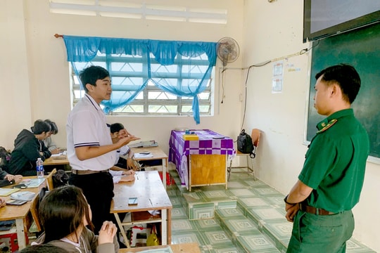 Bộ đội Biên phòng TP. Cần Thơ tuyên truyền phòng, chống mua bán người cho học sinh