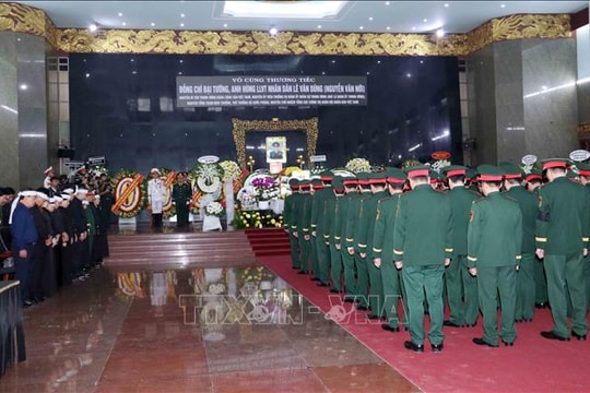 Lời cảm ơn của Ban Lễ tang và gia đình Đại tướng Lê Văn Dũng