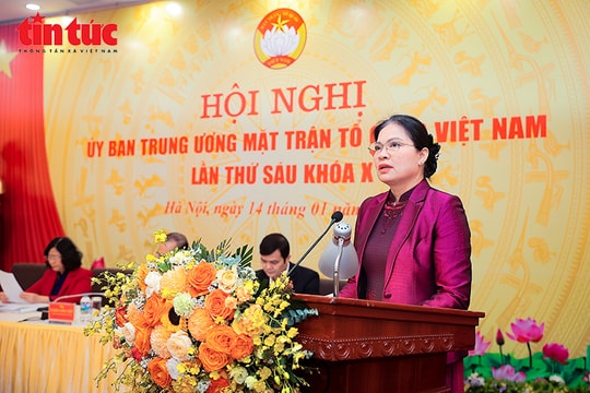 Bà Hà Thị Nga được hiệp thương cử giữ chức Phó Chủ tịch - Tổng Thư ký Ủy ban Trung ương MTTQ Việt Nam