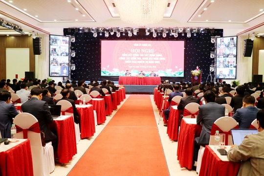 Nghệ An: Tổng kết công tác xây dựng Đảng, kiểm tra, giám sát năm 2025