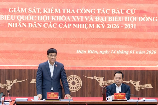 NA Vice Chairman Vu Hong Thanh inspects election preparations in Dien Bien