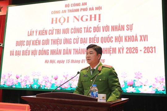 Chi tiết chương trình hành động của Thiếu tướng Dương Đức Hải khi ứng cử đại biểu Quốc hội Khóa XVI